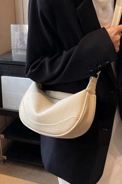 Retro High-End Fashion Small Saddle Bag for Women - Minimalist Casual Shoulder Bag for Autumn & Winter 2025, Trendy Versatile Design