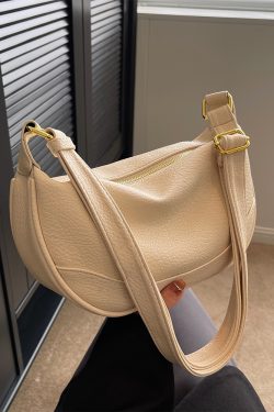 Retro High-End Fashion Small Saddle Bag for Women - Minimalist Casual Shoulder Bag for Autumn & Winter 2025, Trendy Versatile Design
