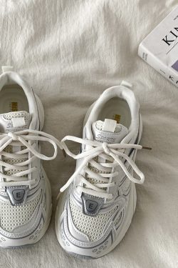 Retro Hong Kong Style Thick-Soled Height-Increasing Dad Shoes for Women - Trendy, Lightweight, Versatile Casual Sports Footwear