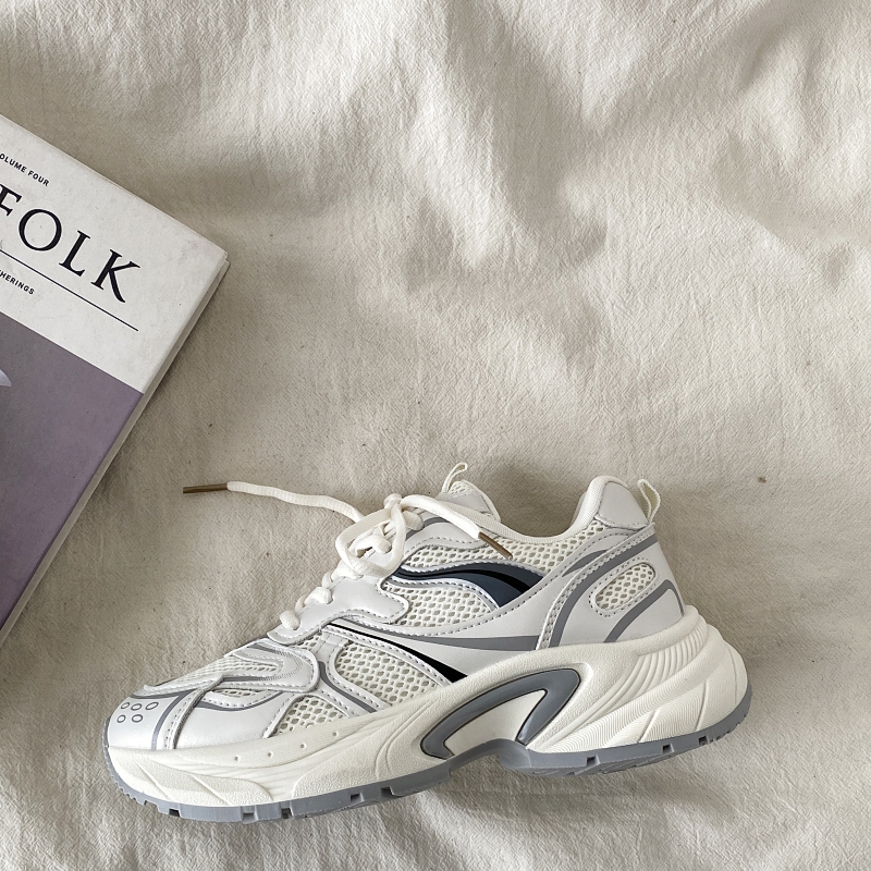 Retro Hong Kong Style Thick-Soled Height-Increasing Dad Shoes for Women - Trendy, Lightweight, Versatile Casual Sports Footwear Retro Hong Kong Style Thick-Soled Height-Increasing Dad Shoes for Women - Trendy, Lightweight, Versatile Casual Sports Footwear