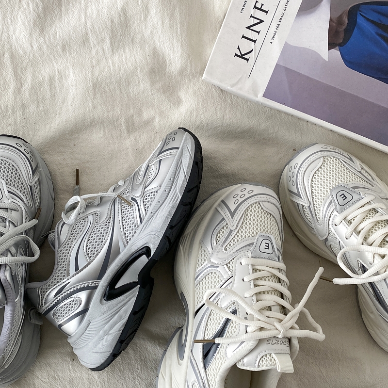 Retro Hong Kong Style Thick-Soled Height-Increasing Dad Shoes for Women - Trendy, Lightweight, Versatile Casual Sports Footwear Retro Hong Kong Style Thick-Soled Height-Increasing Dad Shoes for Women - Trendy, Lightweight, Versatile Casual Sports Footwear