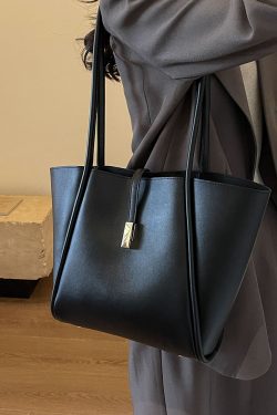 Retro Large Capacity Tote Bag for Women - 2025 Autumn Winter Commuter Shoulder Bag, Casual Versatile Mother-Child Style