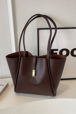 Retro Large Capacity Tote Bag for Women - 2025 Autumn Winter Commuter Shoulder Bag, Casual Versatile Mother-Child Style