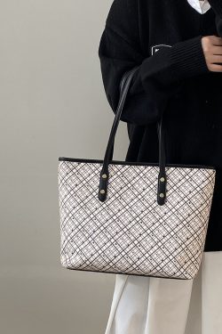 Retro Large Capacity Tote Bag for Women - Versatile Commuting Shoulder Handbag, 2025 Niche Design