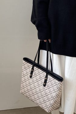 Retro Large Capacity Tote Bag for Women - Versatile Commuting Shoulder Handbag, 2025 Niche Design