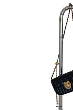 Retro Lock Buckle Chain Shoulder Crossbody Bag for Women - Spring Summer 2025 Niche Design Small Bag