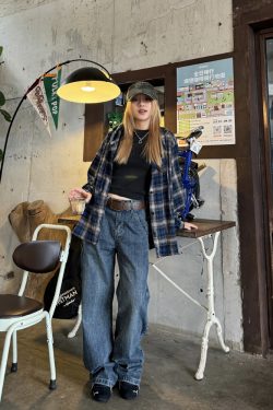 Retro Loose-Fit Straight-Leg Jeans for Men and Women - 2024 Summer Bamboo Cotton Wash, American Style Fashion Trend