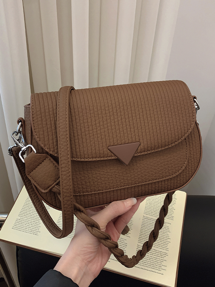 Retro Minimalist Saddle Bag for Women - 2025 Spring Casual Shoulder Bag, Trendy Versatile Design Retro Minimalist Saddle Bag for Women - 2025 Spring Casual Shoulder Bag, Trendy Versatile Design