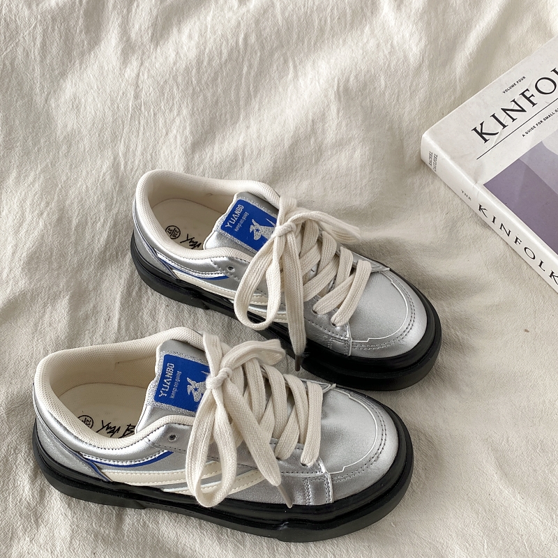 Retro Mint Green Board Shoes for Women - Spring 2025 Casual Sports Sneakers with Thick Sole, Versatile Y2K Style for Students Retro Mint Green Board Shoes for Women - Spring 2025 Casual Sports Sneakers with Thick Sole, Versatile Y2K Style for Students