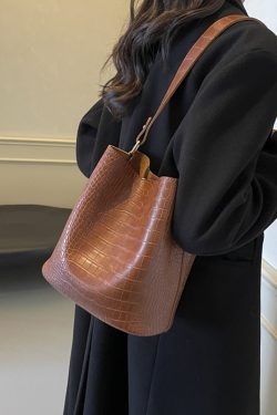 Retro Niche Design Shoulder Crossbody Bucket Bag for Women - High-End Mother-Daughter Style, 2025 Trendy Fashion Accessory