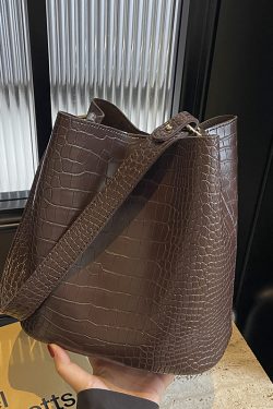 Retro Niche Design Shoulder Crossbody Bucket Bag for Women - High-End Mother-Daughter Style, 2025 Trendy Fashion Accessory