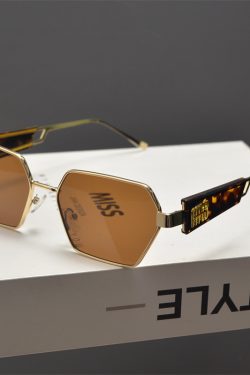 Retro Polygonal Slimming Sunglasses for Men and Women - High-End Punk Style Hip-Hop Party Eyewear