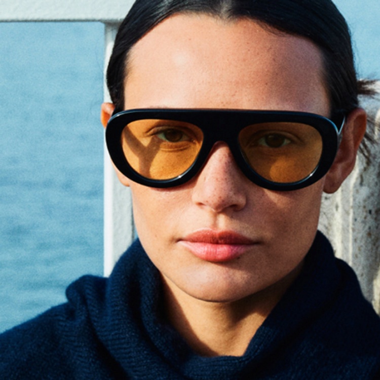 Retro Round Face Frog Sunglasses in Orange Tea Color - Unisex Slimming Fashion for Hip-Hop & Party Style Retro Round Face Frog Sunglasses in Orange Tea Color - Unisex Slimming Fashion for Hip-Hop & Party Style