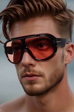 Retro Square Frame Round Face Sunglasses for Men and Women, Trendy Windproof Cycling Shades, Hip-Hop Style Eyewear
