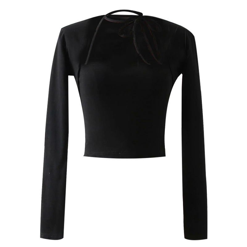 Retro Strapless Halter Tie Crop Top and Short Cardigan Two-Piece Set for Women - European American Style, Slim Fit Retro Strapless Halter Tie Crop Top and Short Cardigan Two-Piece Set for Women - European American Style, Slim Fit