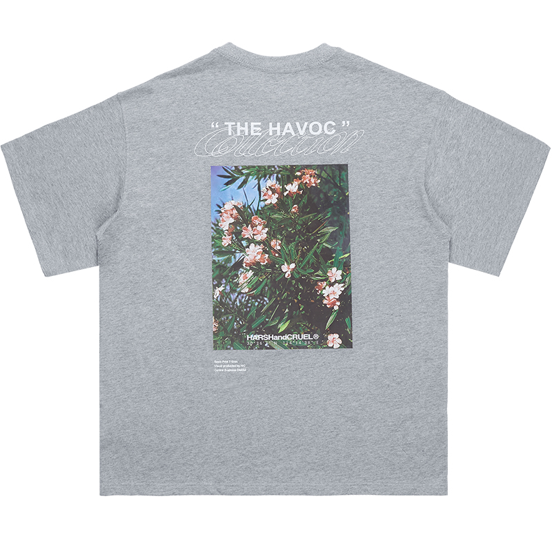 Retro Street Photography Pure Cotton Knitted Loose Short Sleeve T-Shirt for a 90s Inspired Look Retro Street Photography Pure Cotton Knitted Loose Short Sleeve T-Shirt for a 90s Inspired Look