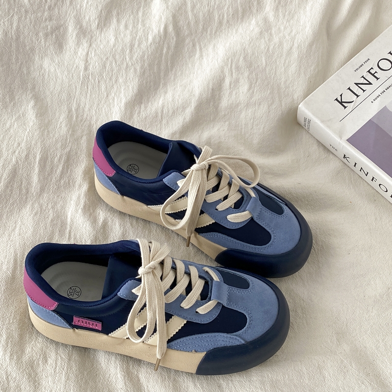 Retro Thick-Soled Women's Casual Sports Shoes - Versatile College Style for Spring 2025 - Trendy Y2K Inspired Footwear Retro Thick-Soled Women's Casual Sports Shoes - Versatile College Style for Spring 2025 - Trendy Y2K Inspired Footwear