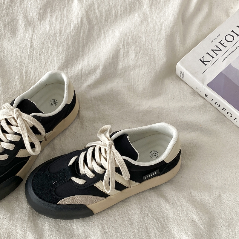 Retro Thick-Soled Women's Casual Sports Shoes - Versatile College Style for Spring 2025 - Trendy Y2K Inspired Footwear Retro Thick-Soled Women's Casual Sports Shoes - Versatile College Style for Spring 2025 - Trendy Y2K Inspired Footwear