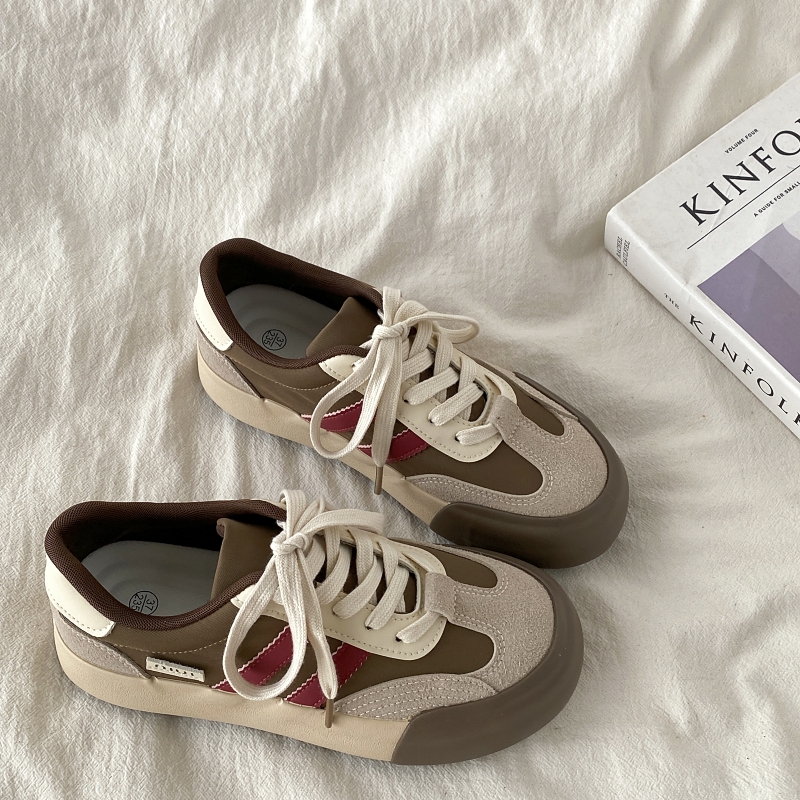 Retro Thick-Soled Women's Casual Sports Shoes - Versatile College Style for Spring 2025 - Trendy Y2K Inspired Footwear Retro Thick-Soled Women's Casual Sports Shoes - Versatile College Style for Spring 2025 - Trendy Y2K Inspired Footwear