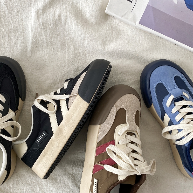 Retro Thick-Soled Women's Casual Sports Shoes - Versatile College Style for Spring 2025 - Trendy Y2K Inspired Footwear Retro Thick-Soled Women's Casual Sports Shoes - Versatile College Style for Spring 2025 - Trendy Y2K Inspired Footwear