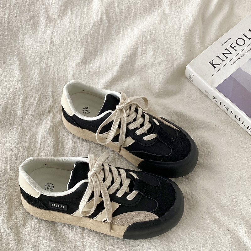 Retro Thick-Soled Women's Casual Sports Shoes - Versatile College Style for Spring 2025 - Trendy Y2K Inspired Footwear Retro Thick-Soled Women's Casual Sports Shoes - Versatile College Style for Spring 2025 - Trendy Y2K Inspired Footwear