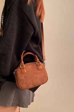 Retro Velvet Pillow Handbag for Women - Spring Summer Shoulder Crossbody Bag - Niche Design 2025