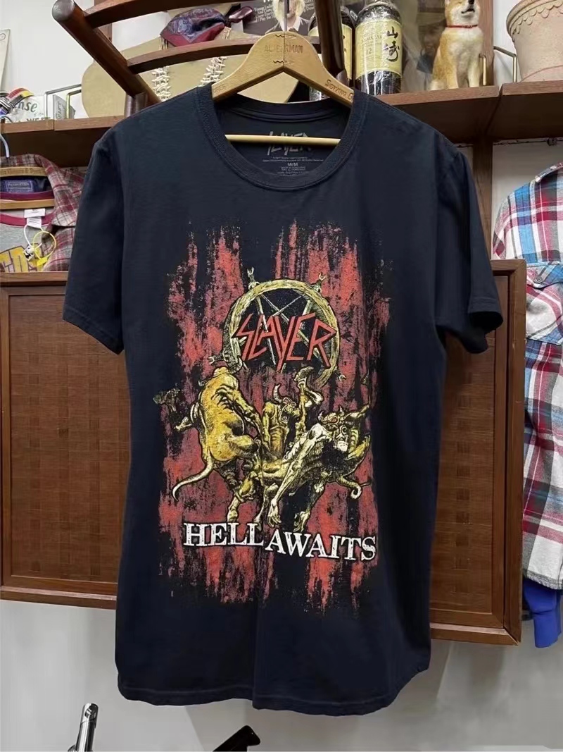 Retro Vintage Distressed Green Short Sleeve T-Shirt for Women - Trendy Summer Base Top in European and American Style Retro Vintage Distressed Green Short Sleeve T-Shirt for Women - Trendy Summer Base Top in European and American Style