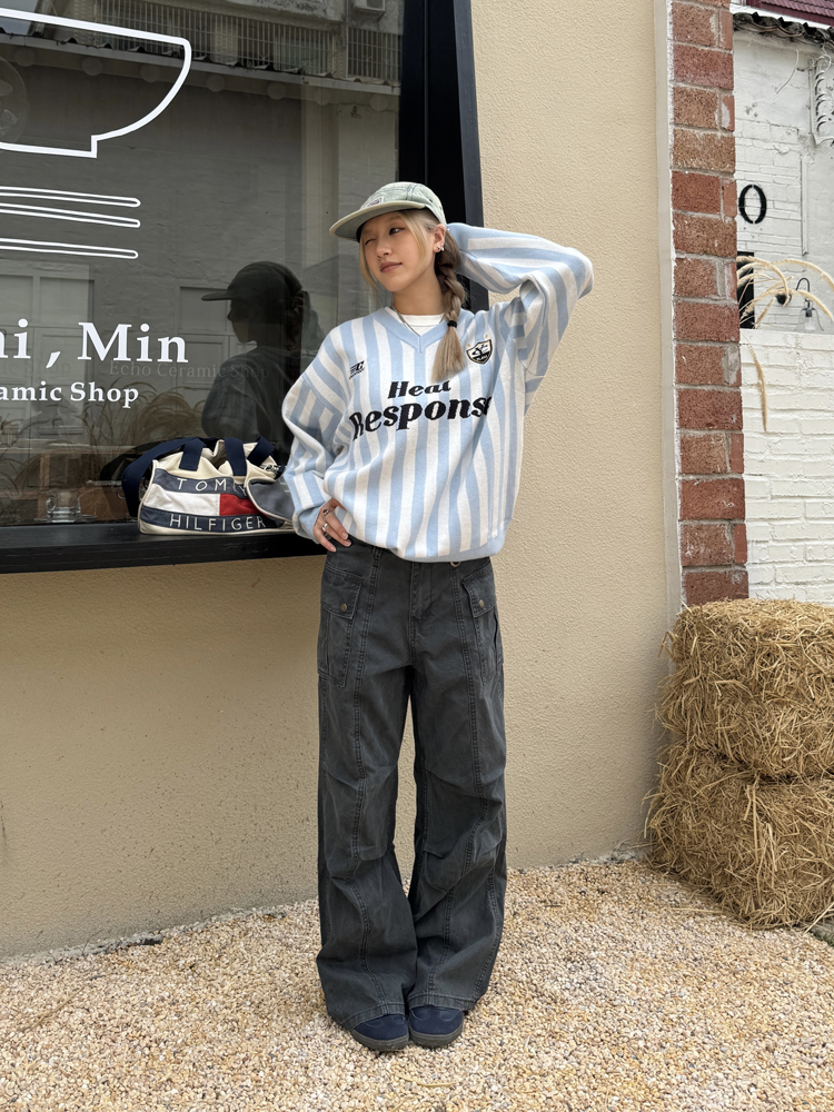 Retro Washed Vintage Multi-Pocket Straight-Leg Work Pants for Men and Women - Loose American Street Casual Style Retro Washed Vintage Multi-Pocket Straight-Leg Work Pants for Men and Women - Loose American Street Casual Style