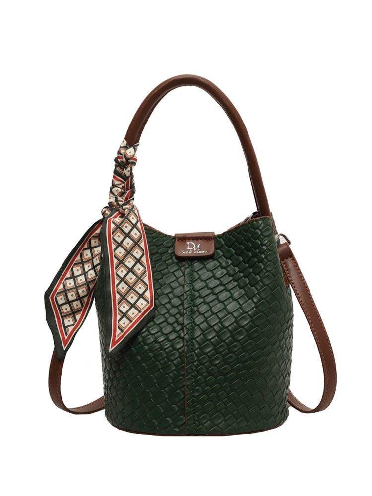 Retro Women's Bucket Bag - 2025 Autumn Style Diamond-Patterned Minimalist Shoulder Handbag Retro Women's Bucket Bag - 2025 Autumn Style Diamond-Patterned Minimalist Shoulder Handbag