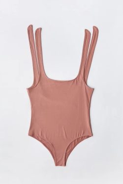 Sexy Shoulder Tie Bow Waist-Cinching Slimming Jumpsuit Tank Top - European and American Style Fashion