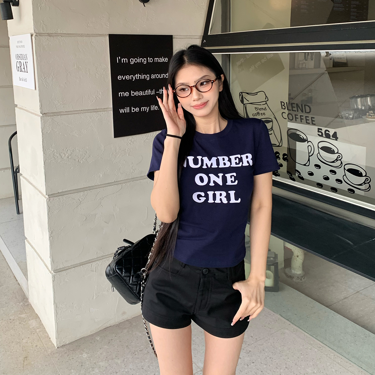 Sister Letter Print Short Sleeve T-Shirt for Women - 2025 Spring Slim Fit Casual Top in Trendy Y2K Style Sister Letter Print Short Sleeve T-Shirt for Women - 2025 Spring Slim Fit Casual Top in Trendy Y2K Style