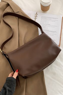 Soft Leather Casual Small Bag for Women - Retro Spring/Summer 2025 Trendy Versatile Crossbody Shoulder Bag