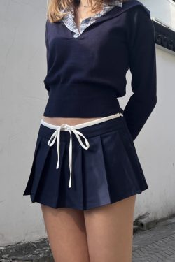 Spliced American Style Casual Set for Women - Low Waist Leggings & Top - Spring 2025 College Style Outfit