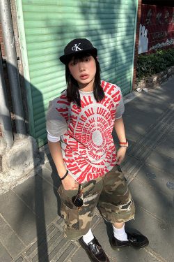 Spring 2025 American Letter Print Short Sleeve T-Shirt for Men and Women - Loose Casual Basic Top, Unisex Fashion Essential