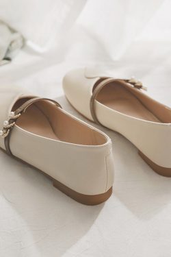 Spring Sheepskin Flat Loafers for Women - French Style Shallow Mouth Shoes Perfect for Skirts - Elegant and Versatile Fashion Footwear