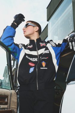 Street Racing Jacket - Harsh and Cruel Design, Urban Style, Trendy Fashion Outerwear