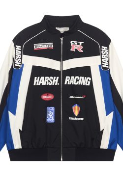 Street Racing Jacket - Harsh and Cruel Design, Urban Style, Trendy Fashion Outerwear
