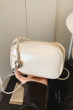 Stylish 2025 Women's Red Shoulder Bag - High-Quality Commuter Crossbody Small Square Purse for Everyday Use