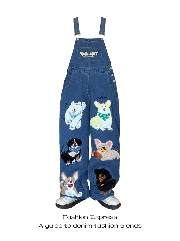 Stylish Loose BF Style Suspenders Pants for Women, Retro American & Japanese Cute Jumpsuit Trend, Spring & Autumn Fashion Stylish Loose BF Style Suspenders Pants for Women, Retro American & Japanese Cute Jumpsuit Trend, Spring & Autumn Fashion