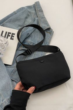Summer Minimalist Lightweight Crossbody Bucket Bag for Women - Versatile Zipper Phone Bag for Commuting and Daily Use