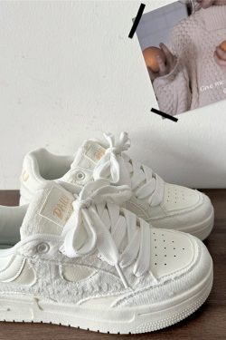 Thick-Soled White Bread Shoes for Men and Women - Niche Destructive Style, Versatile National Trend Sports and Skateboard Footwear
