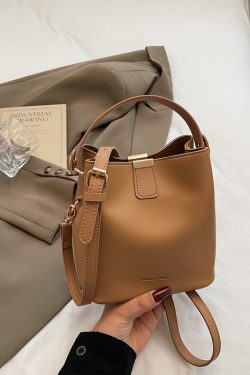 Trendy 2025 High-End Shoulder Bag - Versatile Summer Crossbody Bucket Bag for Work and Everyday Use