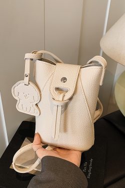 Trendy 2025 Small Bucket Bag for Women - Versatile Crossbody Shoulder Bag with High-End Fashion Appeal