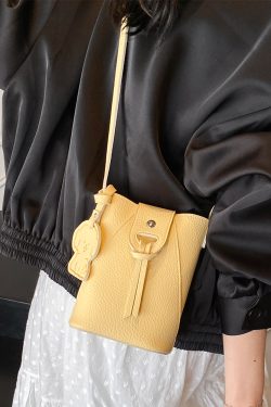 Trendy 2025 Small Bucket Bag for Women - Versatile Crossbody Shoulder Bag with High-End Fashion Appeal