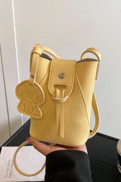 Trendy 2025 Small Bucket Bag for Women - Versatile Crossbody Shoulder Bag with High-End Fashion Appeal