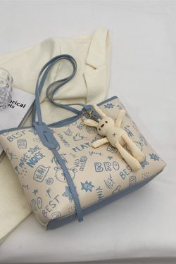 Trendy 2025 Women's Large Capacity Tote Bag - Versatile Commuter Shoulder Bag for Everyday Fashion