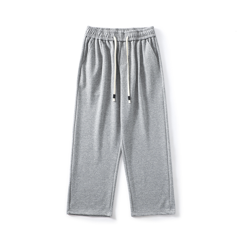 Trendy American Heavyweight Loose Wide-Leg Sports Pants for Men and Women, Draping Effect Trousers for Spring and Autumn Trendy American Heavyweight Loose Wide-Leg Sports Pants for Men and Women, Draping Effect Trousers for Spring and Autumn