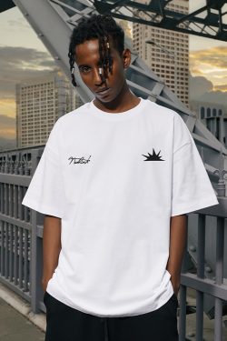 Trendy American Minimalist Short-Sleeve T-Shirt for Men, Loose Fit Plus Size Couple's Top for Spring Fashion