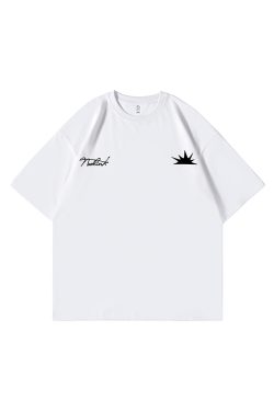 Trendy American Minimalist Short-Sleeve T-Shirt for Men, Loose Fit Plus Size Couple's Top for Spring Fashion