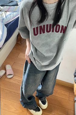 Trendy American Retro Couple Short Sleeve T-Shirt for Men and Women, Plus Size Loose Harajuku Style Half Sleeve Top